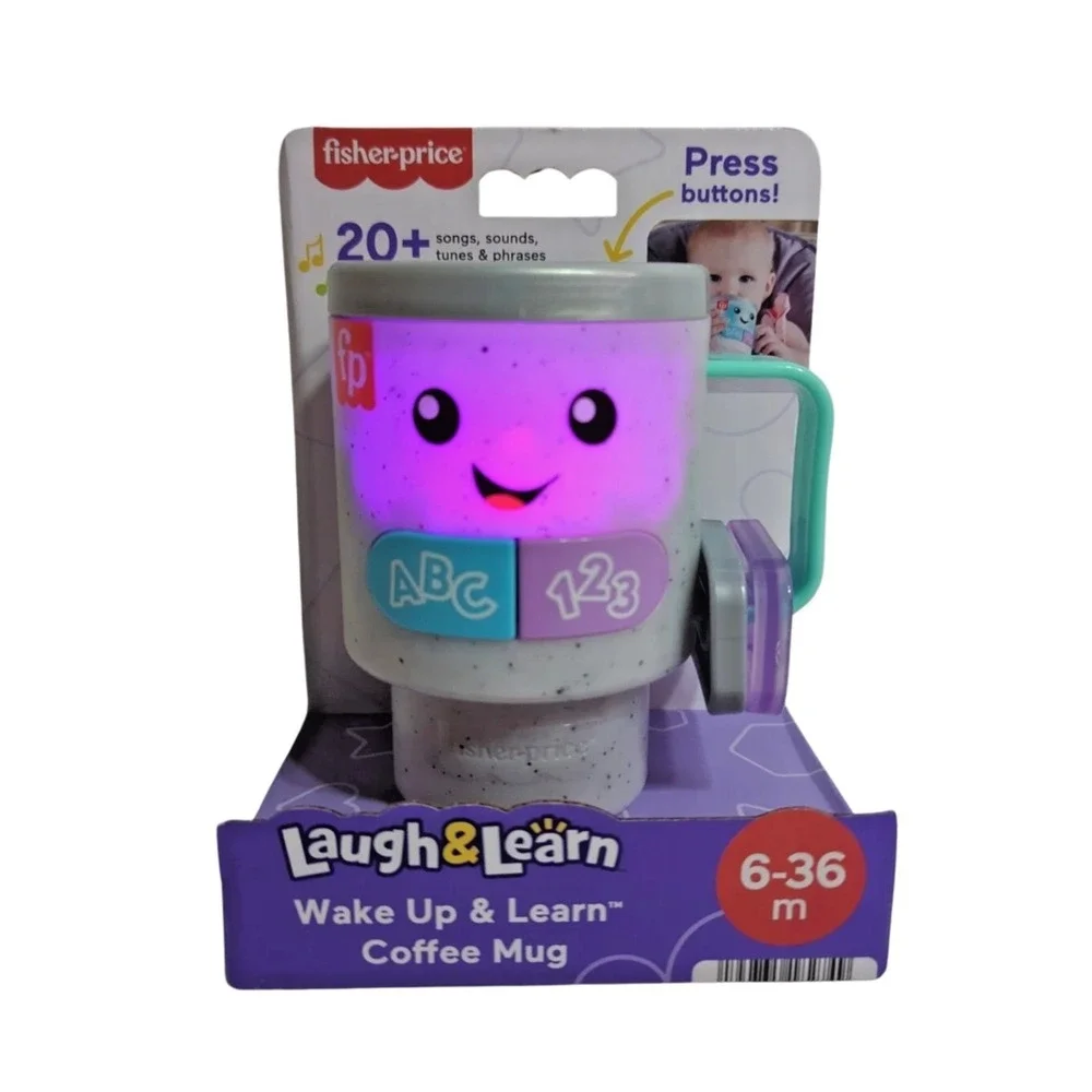 Fisher-Price Laugh & Learn Wake Up & Learn Coffee Mug Baby HRP35 Fisher Price